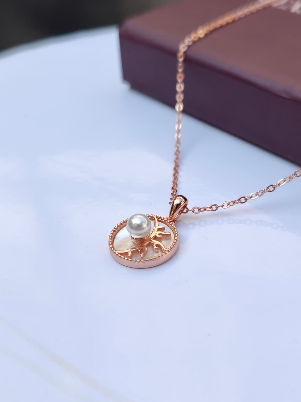 Pearl Blossom Tree Pendant